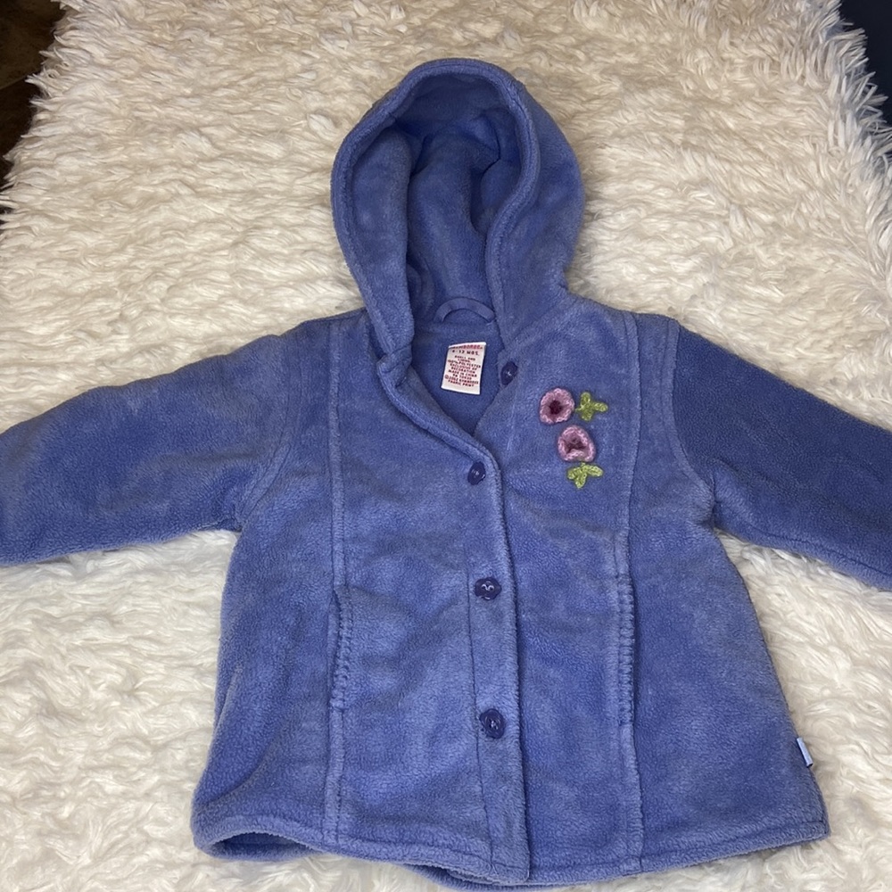 Vintage Gymboree Purple Coat and Mitten Set - Picture 8 of 9